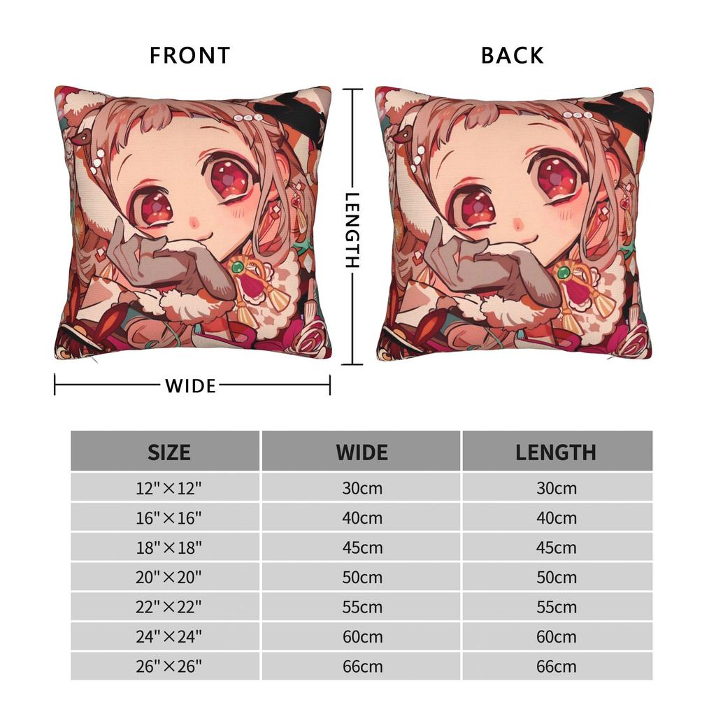 Tbhk Anime Characters Pillow Case Funny Pillow Cover Graphic Pillowcases For Office Car Home Decor