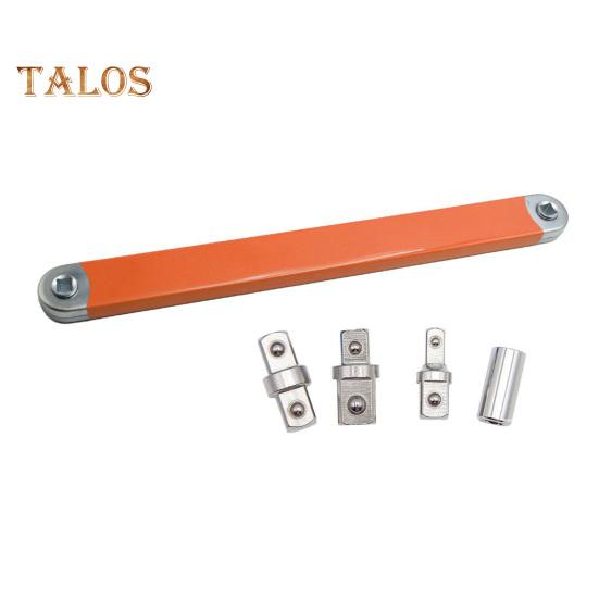 

Удлинительный ключ с набором адаптеров для привода, высокопрочный, широкопрофильный, с храповым механизмом, комплект адаптеров для дрели оранжевый