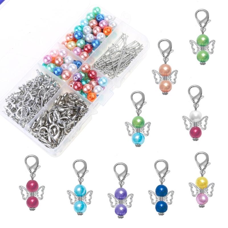 Practical DIY Keychain Set Acrylic Keyrings Phone Charm Wedding Accessory