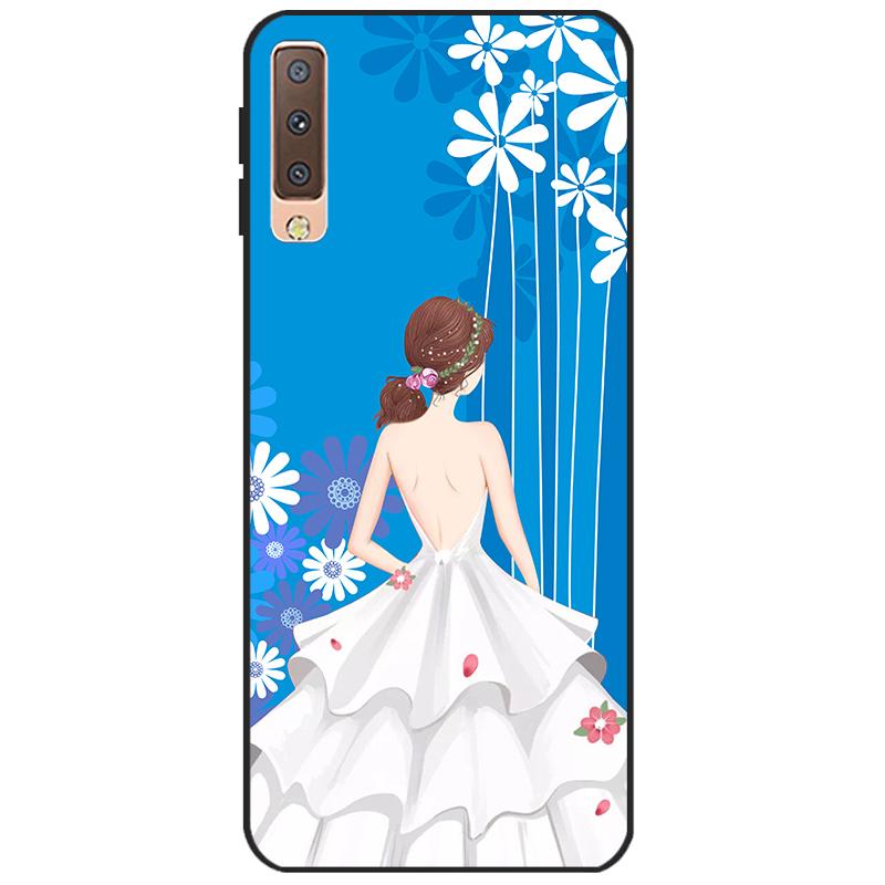 For Phone Case Samsung Galaxy A7 2018 Case Bumper Soft TPU Silicone Coque Back Cover For Samsung A7 2018 A750 A750F Case Fundas