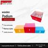Birch Wood Podium with Storage