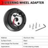 140H Aluminum 6-Hole Steering Wheel Short Hub Adapter Fit for Nissan 200X S13 S14 SR20 KA24 Altima Maxima Sentra