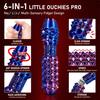 6-in-1 Fidget Toy mit Klicker, Spinner, Aufbewahrung, Rollenbahn, Stachelige, Tragbarer Griff, Stress-, Angst-, Schmerzlinderung, Stimming-Werkzeug, Sensorisch