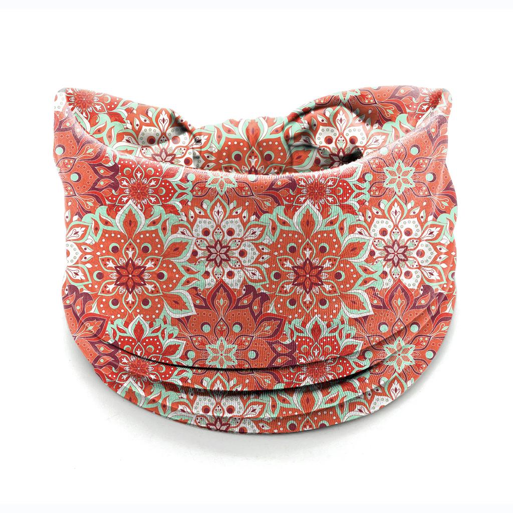 European American Women's Hair Band African Print Pattern Wide Edge Elastic Knot Sports Yoga Headband Women's Headwear Hair