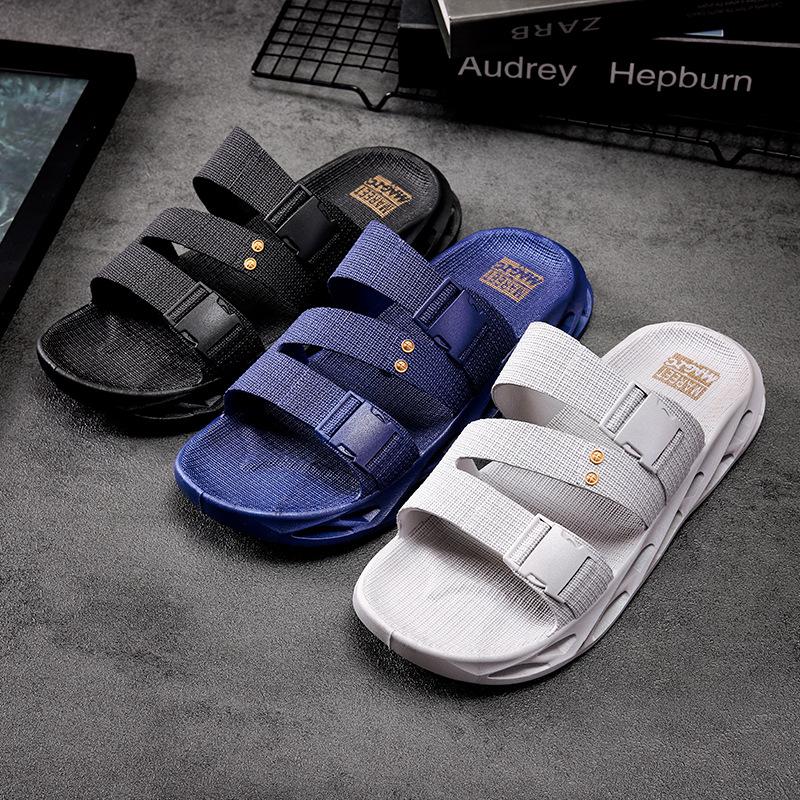 

Новые мужские полые дышащие сандалии, модные мужские тапочки для повседневной носки в помещении и на открытом воздухе