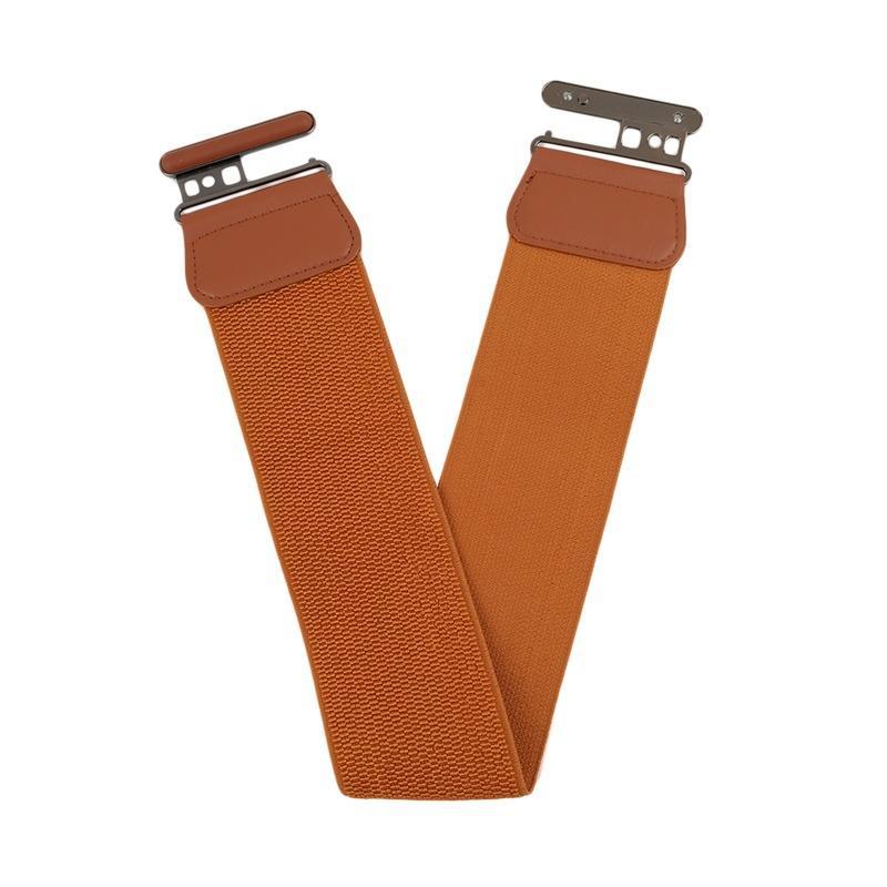 

Главная Мода Женская Женская искусственная кожа Широкая эластичная пряжка Тонкий поясной ремень коричневый