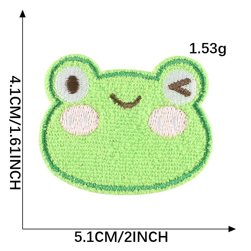 

Наклейки с вышивкой в виде мультяшных животных: Самоклеящиеся нашивки на одежду с кроликом и лягушкой