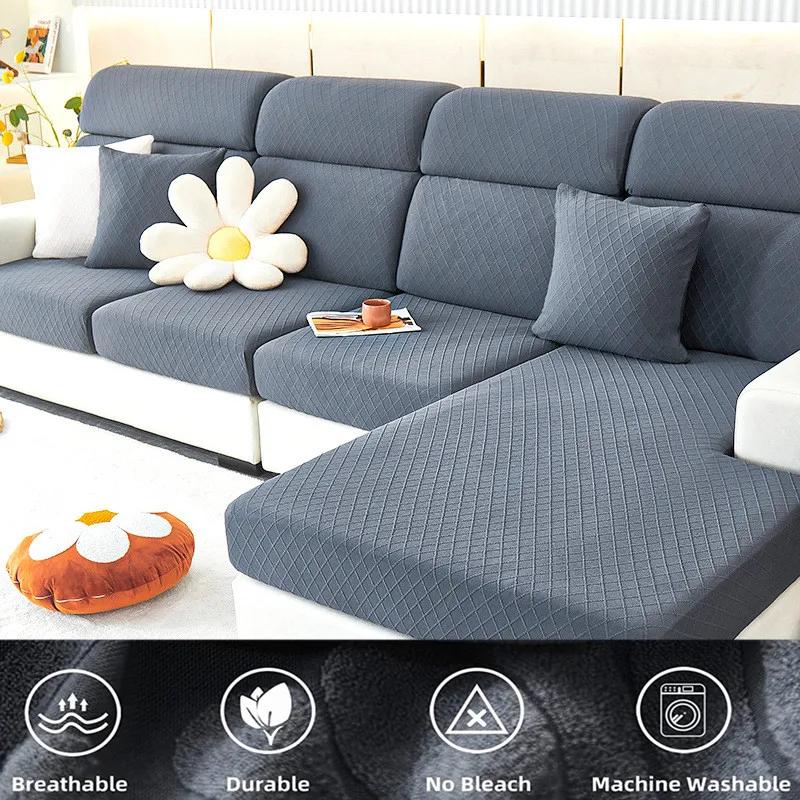 Pokrowiec na sofę Szezlong Rozkładana sofa Nakładka Regulowany Elastyczny Modułowy Pokrowiec na siedzisko sofy w kształcie litery L Ochraniacze na poduszki kanapy