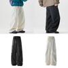 Mens Casual Wide Leg Pants With Drawstring For Streetwear Youth Fashion