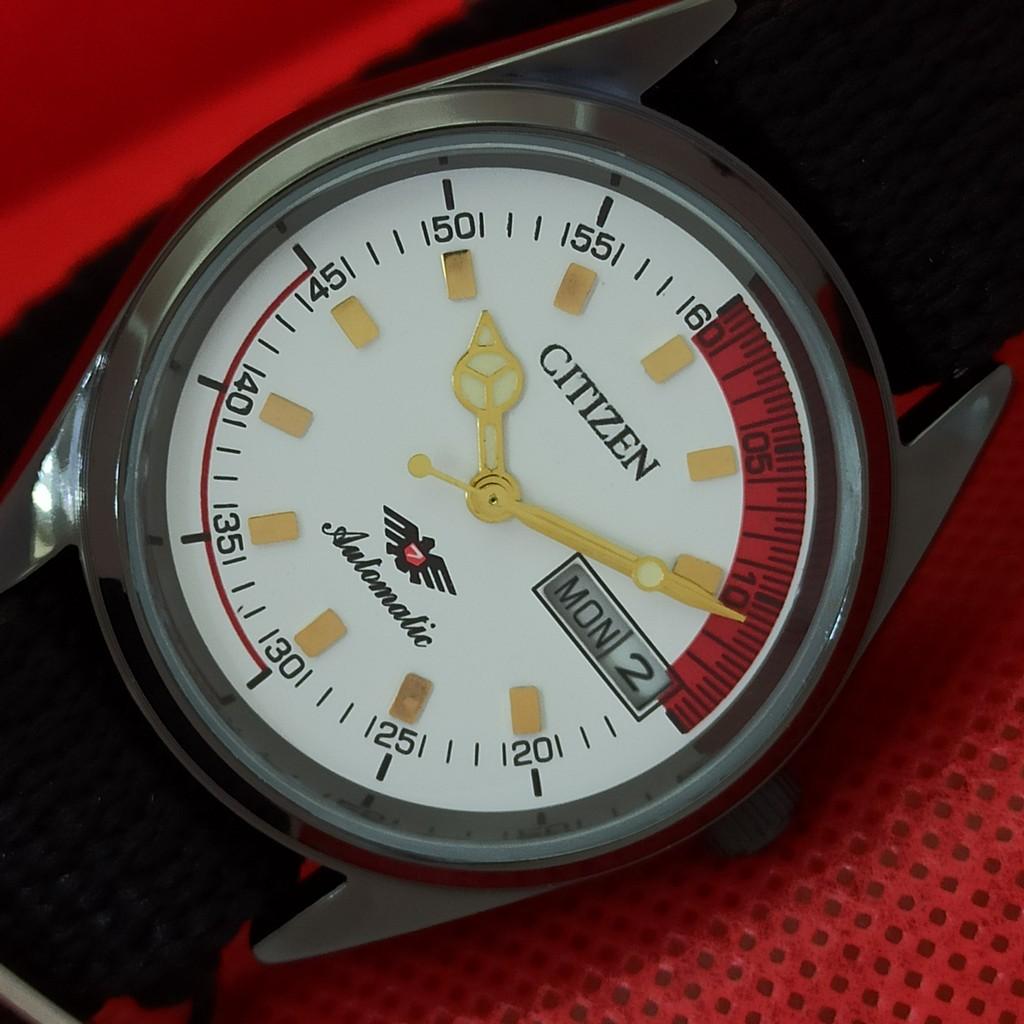 

REFURBISHED VINTAGE CITIZEN AUTO 8200 JAPAN MENS D/D WHITE WATCH 565a-a299477-2 SKU565a-a299477