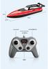 Rechargeable 2.4G Electric Remote Control Speedboat Toy with Dual Propeller - High-Speed Bestseller