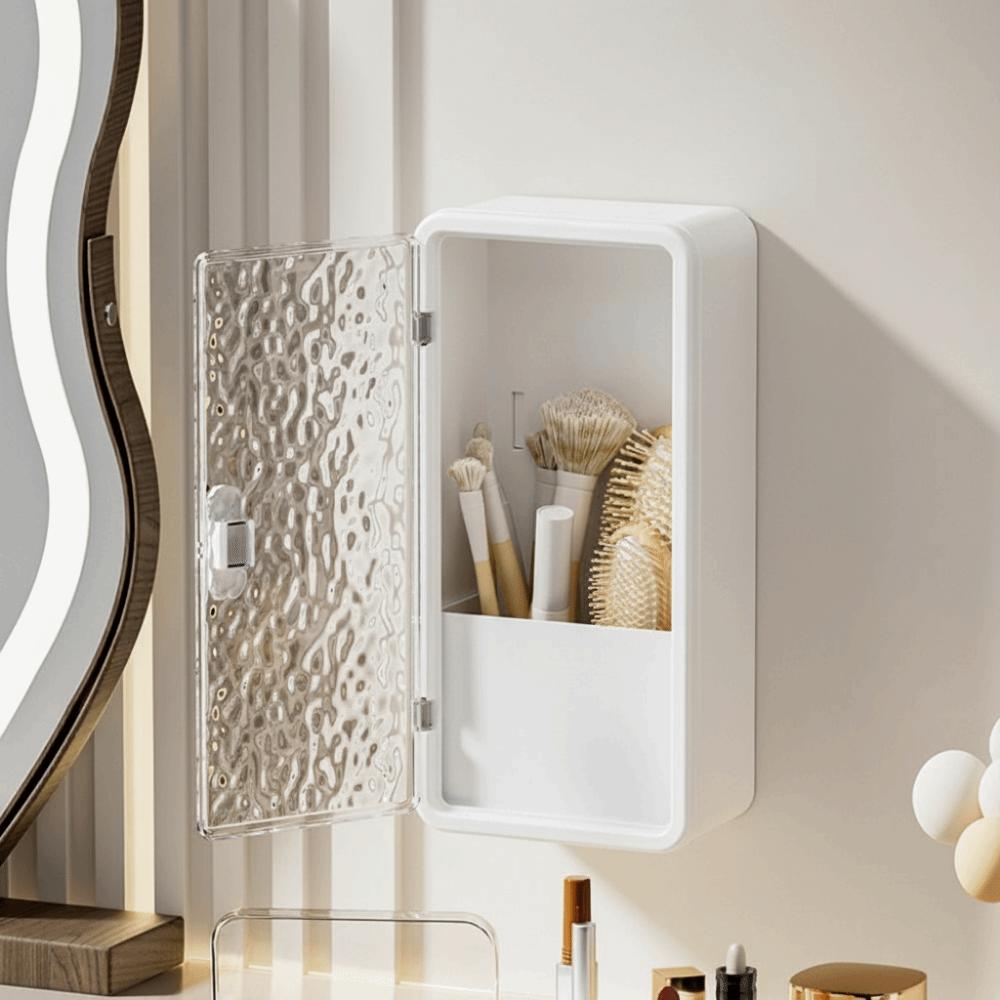 Punching-free Toothbrush Storage Box Multi-functional Bathroom Storage Rack Bathroom