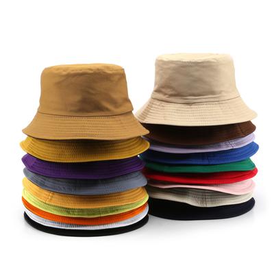 Reversible Baumwoll-Eimerhut, zweiseitig zu tragen, Fischerhut, Unisex, einfache Bob-Kappe, Hip Hop Gorros, Männer und Frauen, Panama-Kappe, Strand, Angeln, Boonie-Sonnenhut