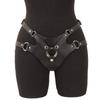 Women Sexy Belt Gothic  Leg Harness Pu Leather Studded Decor Harness Adjustable Fetish Clothing lingerie Clothing Accessories