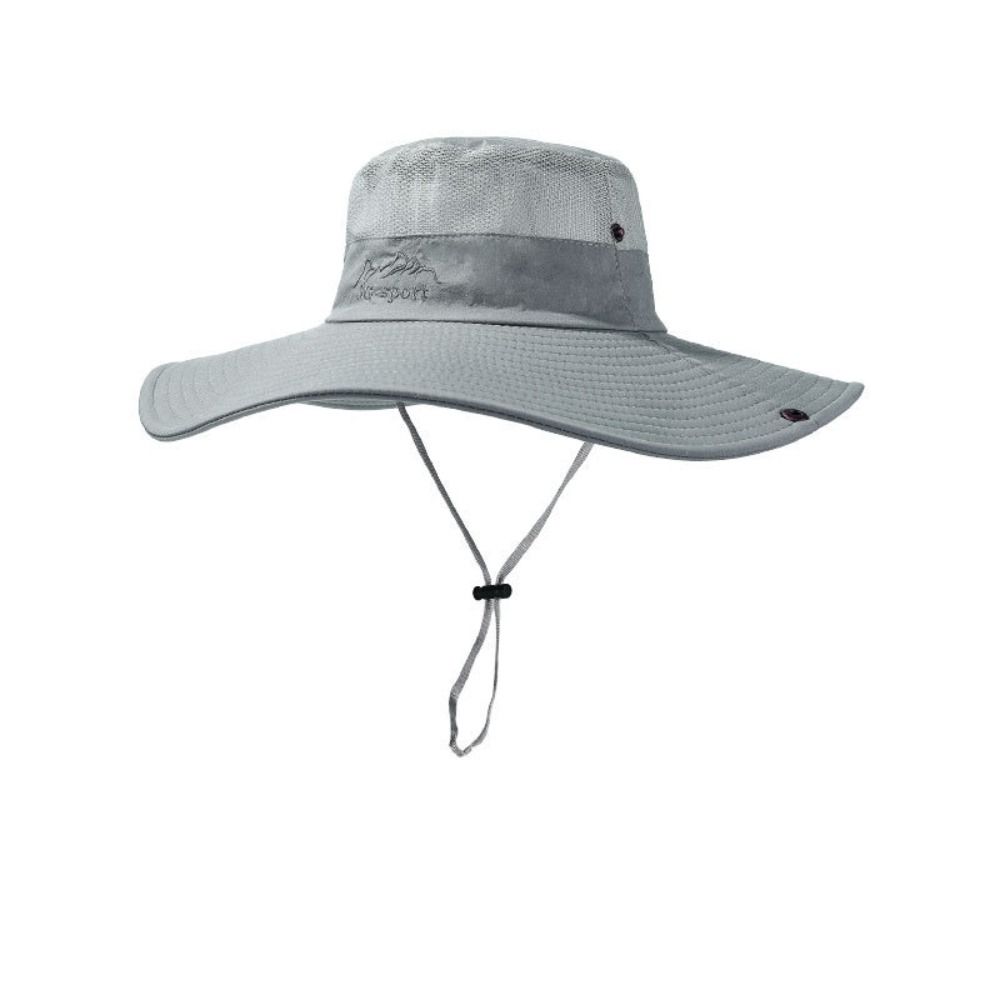 Portable Big Eaves Fisherman Hat Breathable Uv Protection Fishing Hat Sunshade Men's Sun Hats Spring/Summer