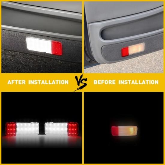 Pair Interior Panel Door Courtesy LED Lamp L&R Fit 1997-2002 Ford Expedition