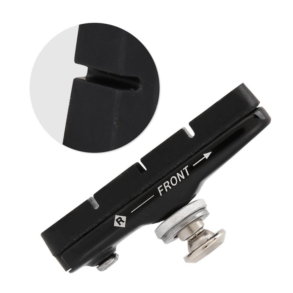 1 Paar Aluminiumlegierung & Gummi Fahrradbremsbeläge Leichtgewicht Rennradbremsbeläge Fahrradzubehör