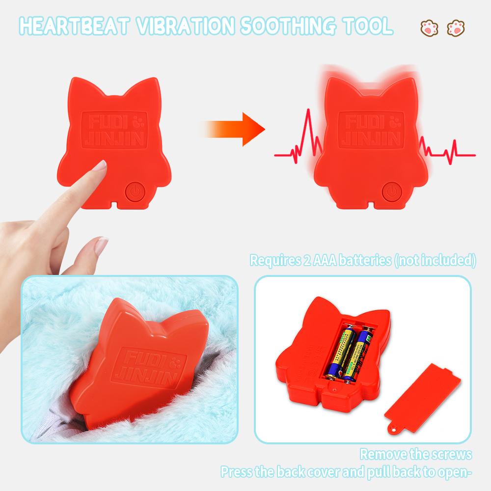 Rabbit Heartbeat Dog Toy for Puppy,Dog/Cat Behavioral Sleep Aid Puppy Toys,Puppy Heartbeat Stuffed Animal