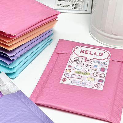 10 Stück Farbe Luftpolstertasche Ziplock-Beutel Schaumstofffutter Verpackung Expressbeutel Geschenkaufbewahrung Weiche Polsterung Transportverpackung Expressbeutel