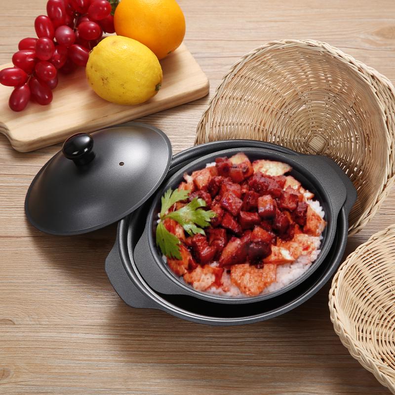 Huang Men Ji Clay Pot - Cast Iron Rice & Chicken Pot, Crispy Rice Pot, Burn-Resistant Hot Pot