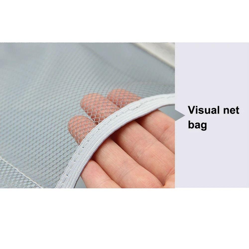 Waterproof Fireproof Document Bag Multi-Layer Comfortable Handle Travel Archive Handbag with Lock Multi-Functional