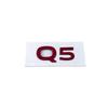 New Metal Car Trunk Emblem Rear Badge for new Q3 Q5 Q6 Q7 Q8 Letter Stickers Body Side Decal Refitting Decoration Accessories