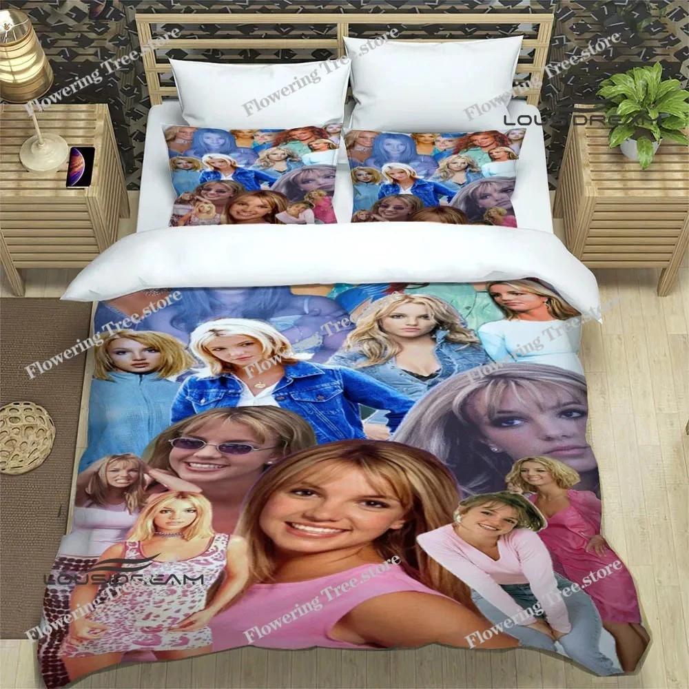 Star Britney Spearsr Bedding Sets Exquisite Bed Supplies Set Duvet Cover Bed Comforter Set Bedding Set Luxury Birthday Gift