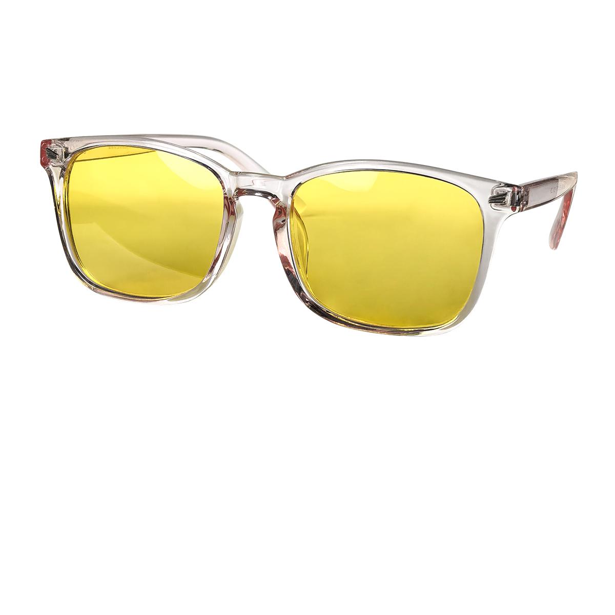 

Red Lens 100% blue light Blocking Glasses, Orange Lens Anti fatigue Glasses Fashion Glasses Women Man Computer Gaming Glasses