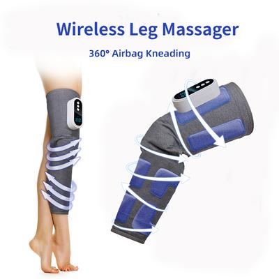 Wireless Leg Massager Airbag Kneading 360°C All-Round PackagVibration Calf Knee Massage Device with Air Compression