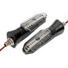 2Pcs Motorcycle LED Turn Signal Lights Mini Amber Flashing Light Blinker Turn Signal Lamp 12V Moto Indicator Accessories