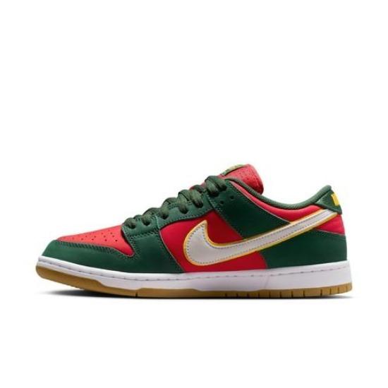 Nike SB Dunk Low PRM Seattle Supersonics Fire Red FZ1287-300 Men's Size