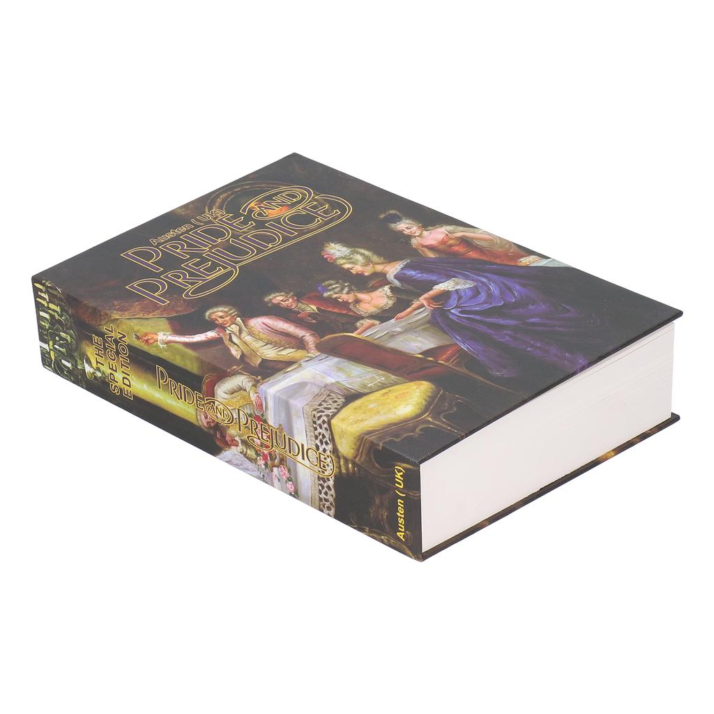 Safe Box Innovative Simulated Book Locking Box with Keys for Cash Money Jewelry Storing