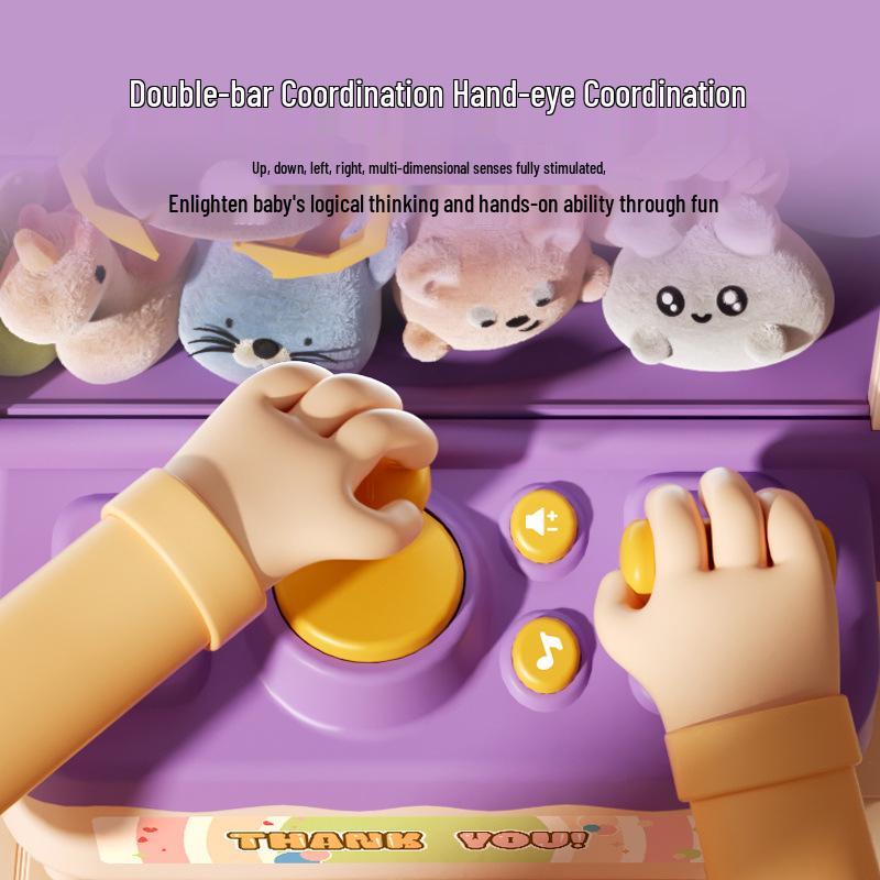 Electric Plush Toy Claw Machine for Kids - Compact Household Model