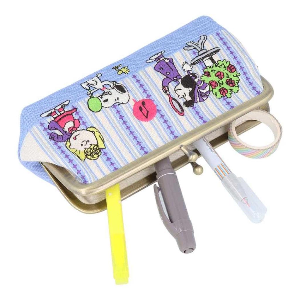 Sunstar Stationery Snoopy Pouch Clasp Embroidery Room S1427563