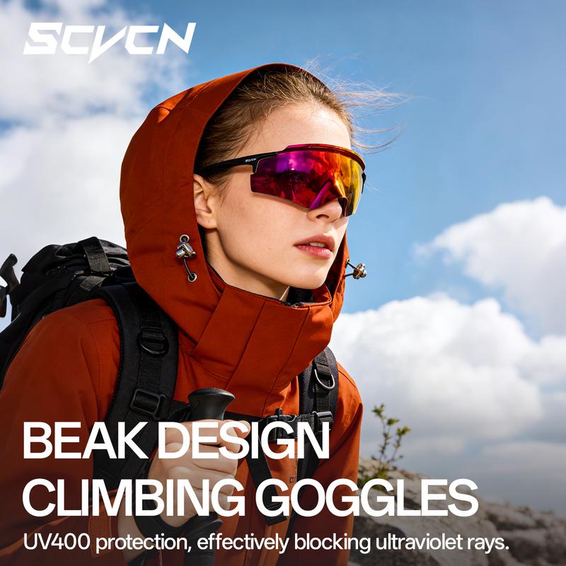 SCVCN Hot Road Bike Sunglasses UV400 Protection Cycling Glasses Men Women Sports Eyewear Hiking Glasses Outdoor Riding Goggles
