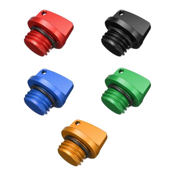 Universal Engine to Oil Filler Cap Motorcycle Install Screw Cover Valve