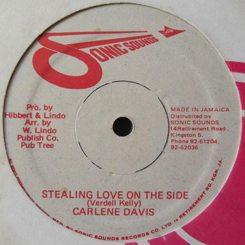 12inch Record CARLENE DAVIS Stealing Love On The Side NONE 1981 Jamaica Reggae Ska Dub Used