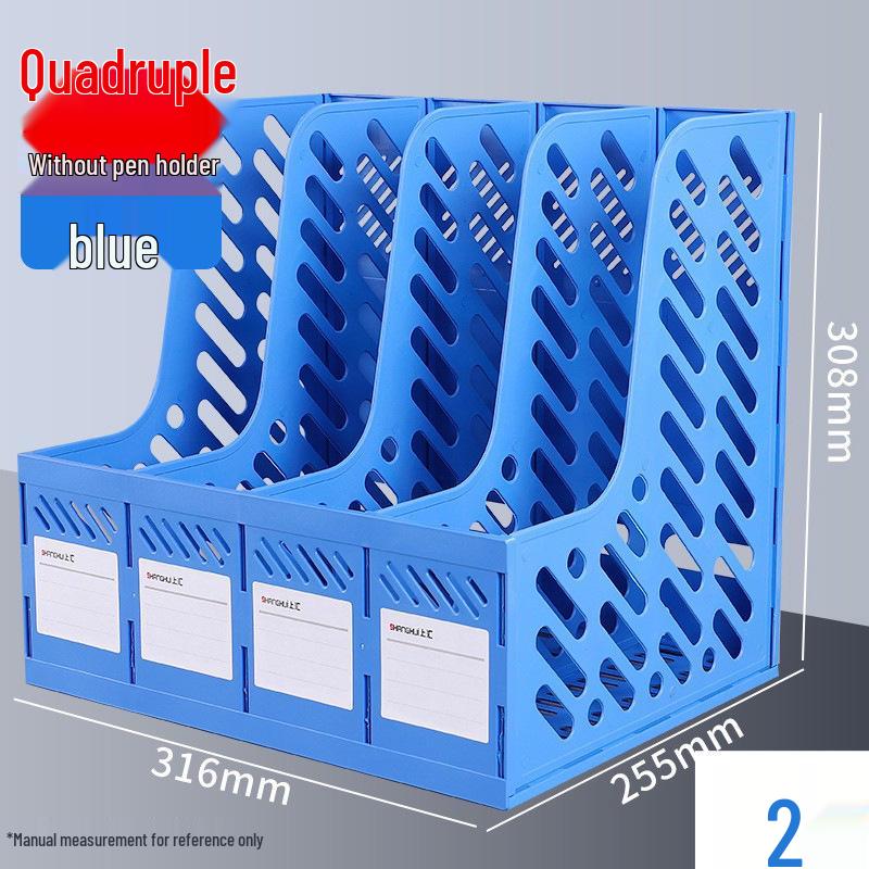 Mehrschichtiges Vier-Säulen-Aktenschachtel-Organisator-Set