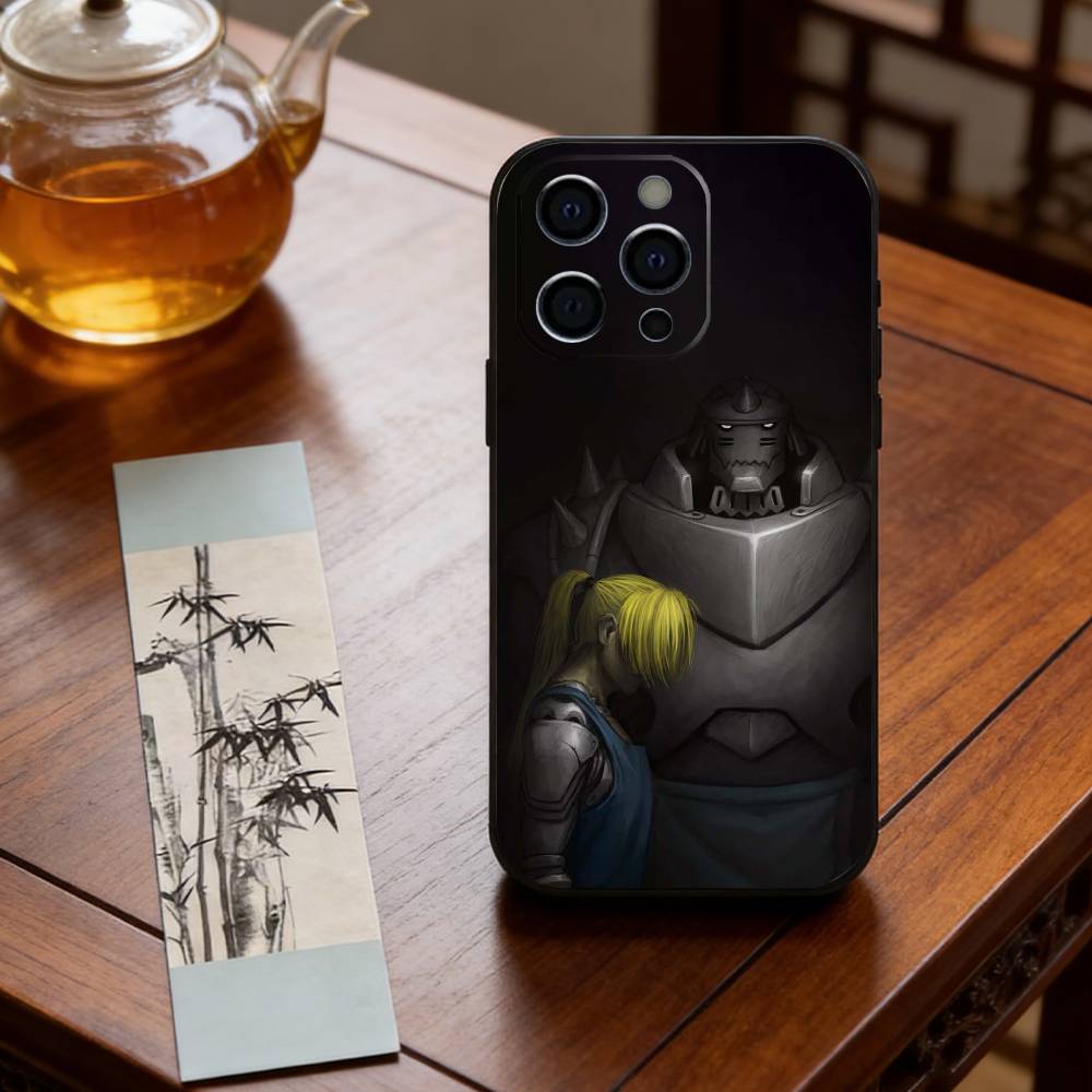 Anime F-Fullmetal Alchemist E-Elric Brothers Phone Case Silicone Soft For IPhone 17 16 15 14 13 12 11 X XR Plus Pro Max Plus