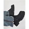 Men's Trendy British Style Height-Increasing Round Toe Matte Leather Derby Shoes - High-End Japanese Low-Top Martin Style