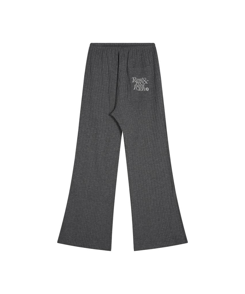 REST&RECREATION Lounge Flare Pants - Gray