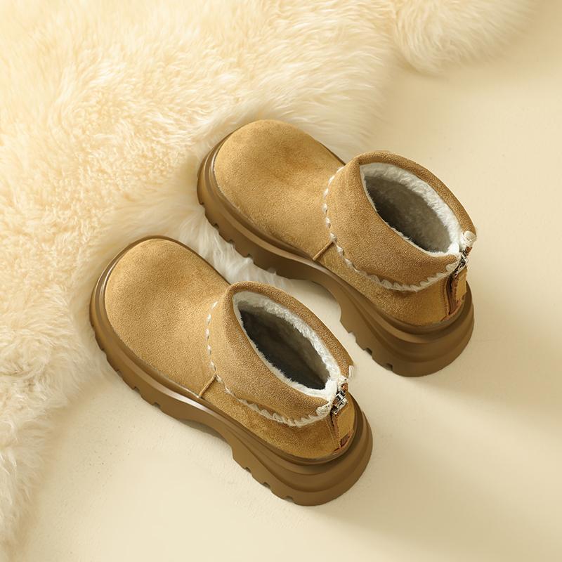 Latest Thick Sole Snow Boots for Women  High-Top Insulated Cotton Shoes for Cold Weather and Frost Protection