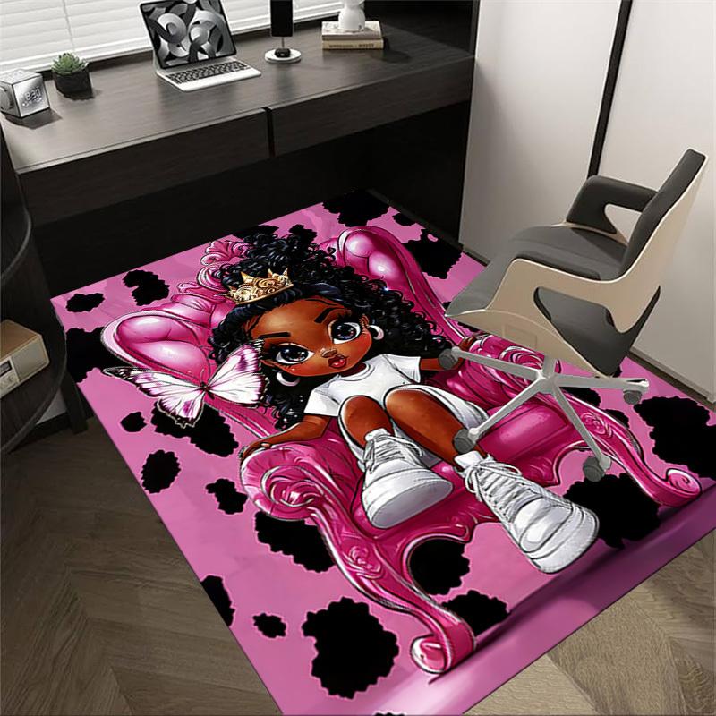 1 Stück Kuhmuster Schmetterling Extra Groß Rutschfeste Bodenteppich, Büro, Familie, Schlafzimmer, Studio Großer Teppich Innen Teppiche