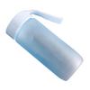 Plastic Water Bottle 600ml Leakproof Matte Reusable Sports Water Bottle with Carry Strap for Fitness Gym School Travel