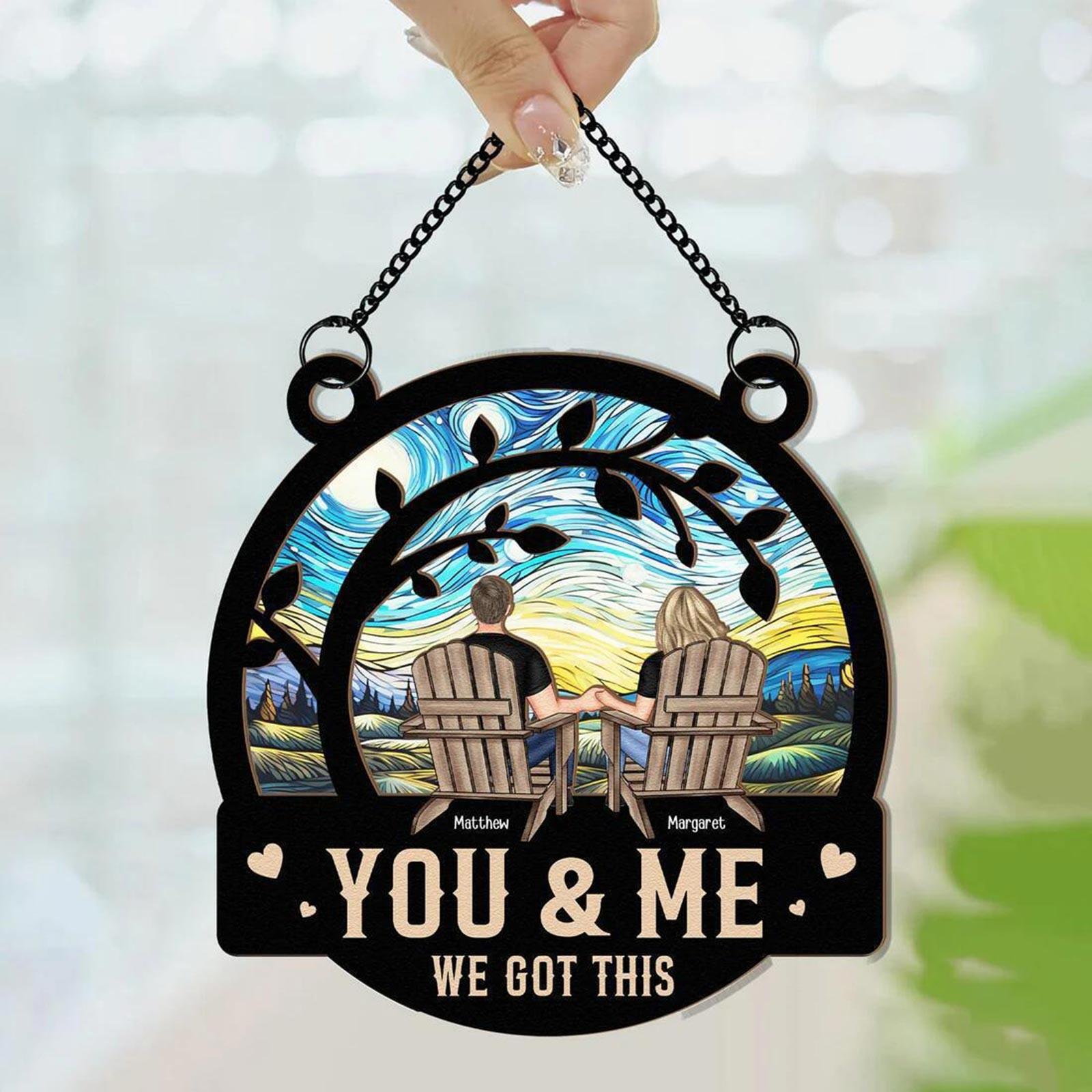 You And Me Together Valentines Day Gifts For Her Him Couple Window Hanging A Christmas Story Merchandise Ornament A чёрный