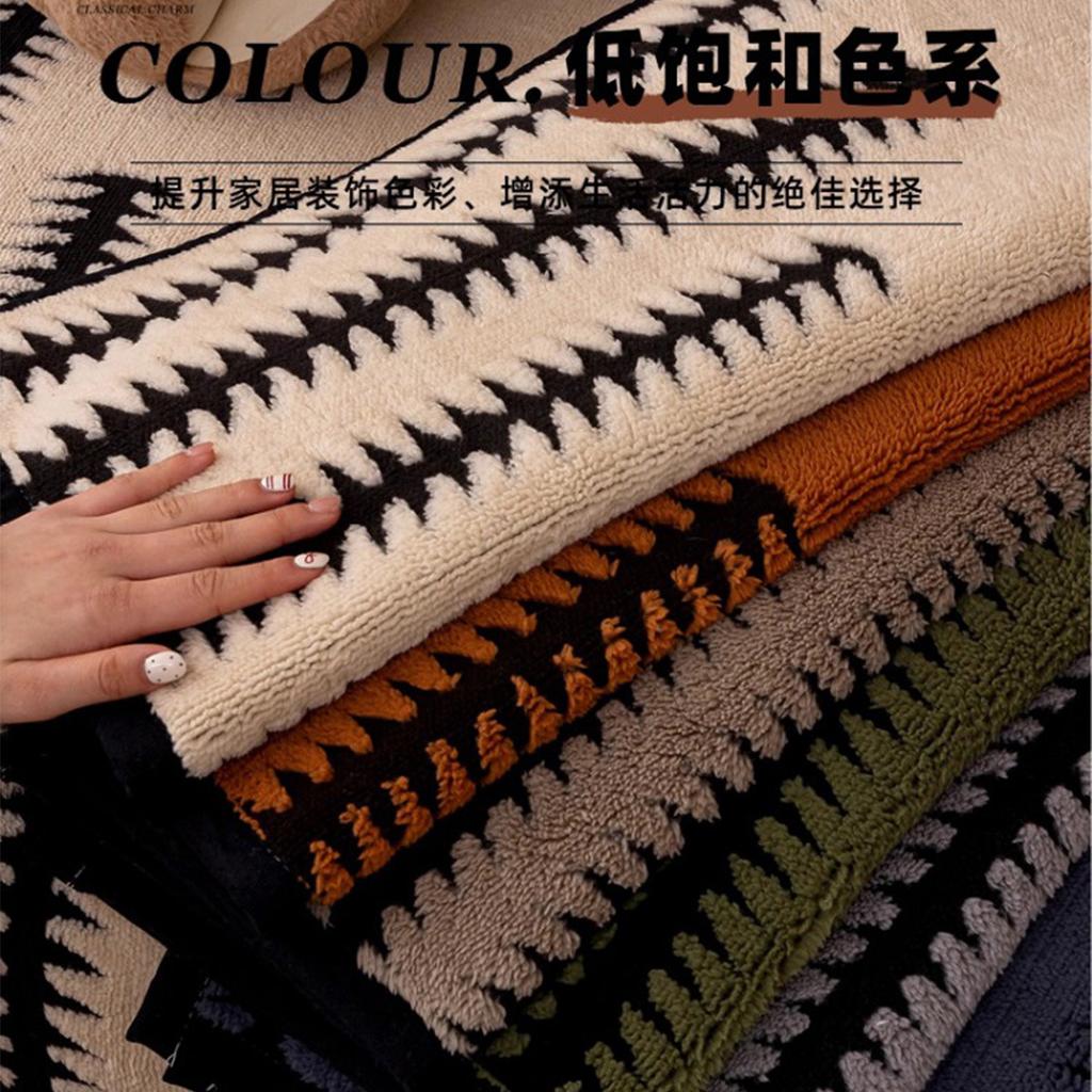 Autumn And Winter Plush Sofa Cushion  New Light Luxury High-End Non-Slip Seat Cushion Popular Sofa Cover Cover Cloth Towel