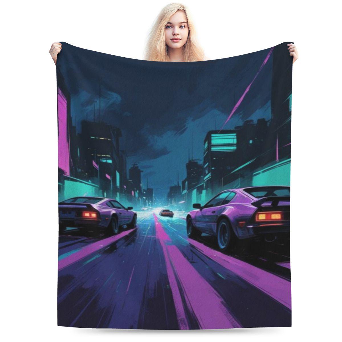 

Night Run Retro Gaming Art Custom Comfortable Party An UltraSoft Micro Fleece Blanket 75x100cm 30x40in