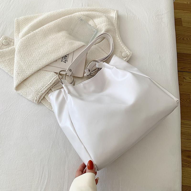Tasche mit großem Fassungsvermögen für Damen 2025 neue trendige Mode einfache Tragetasche Studentenkurs Umhängetasche
