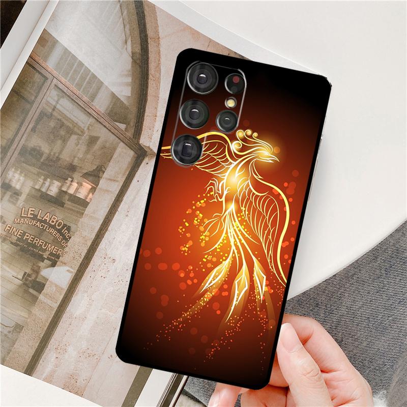 Phoenix Bird Phone Case For Samsung Galaxy S25 Ultra S9 S10 S20 S21 S22 S23 S24 Plus S24 FE Bumper Cover