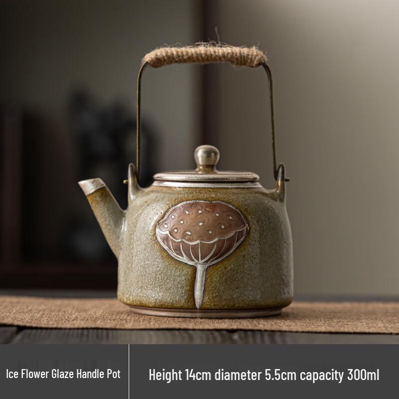 Retro Ceramic Teapot for Stove Brewing
